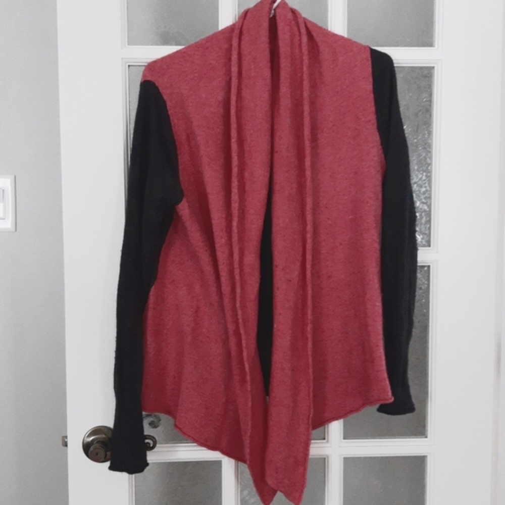 Merino blend / open knit cardigan